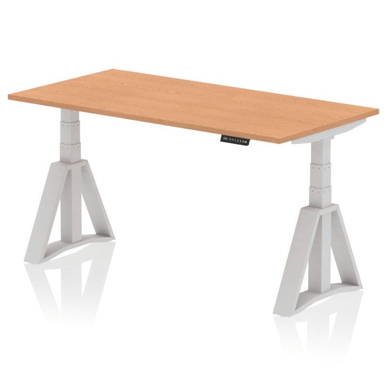 Air Height Adjustable Desk without Cable Ports With Piste Foot - Image 19