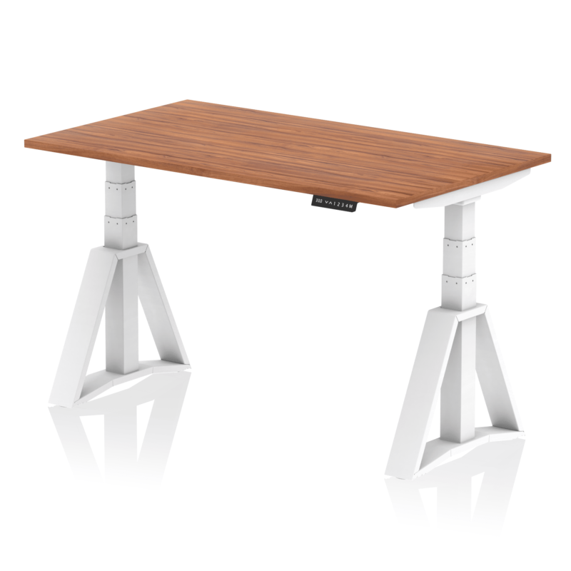 Air Height Adjustable Desk without Cable Ports With Piste Foot - Image 26