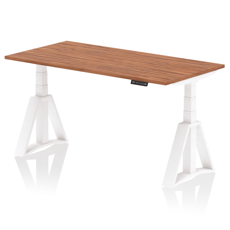 Air Height Adjustable Desk without Cable Ports With Piste Foot - Image 27