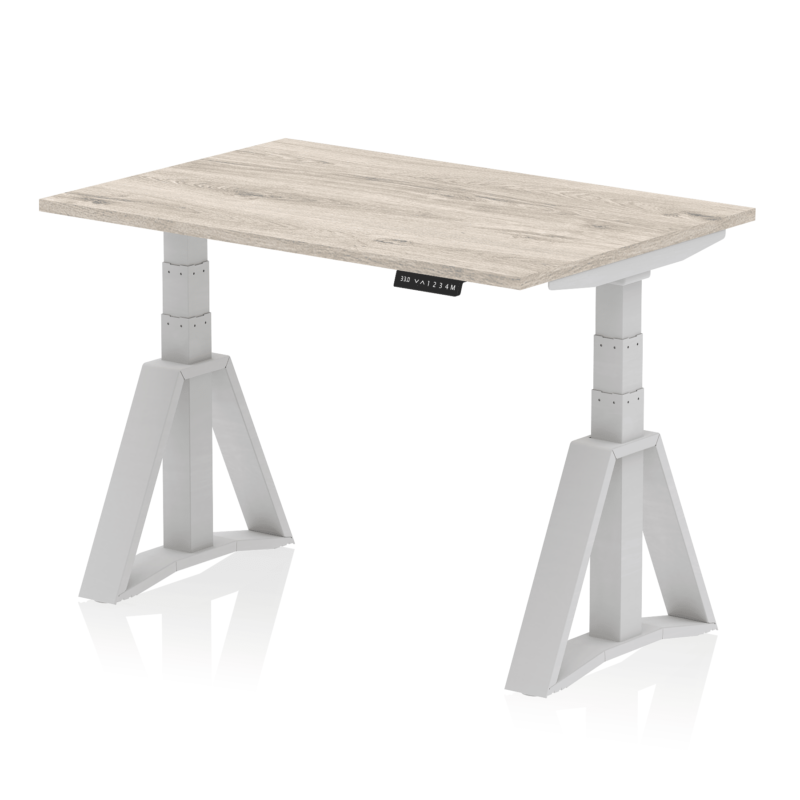 Air Height Adjustable Desk without Cable Ports With Piste Foot - Image 41