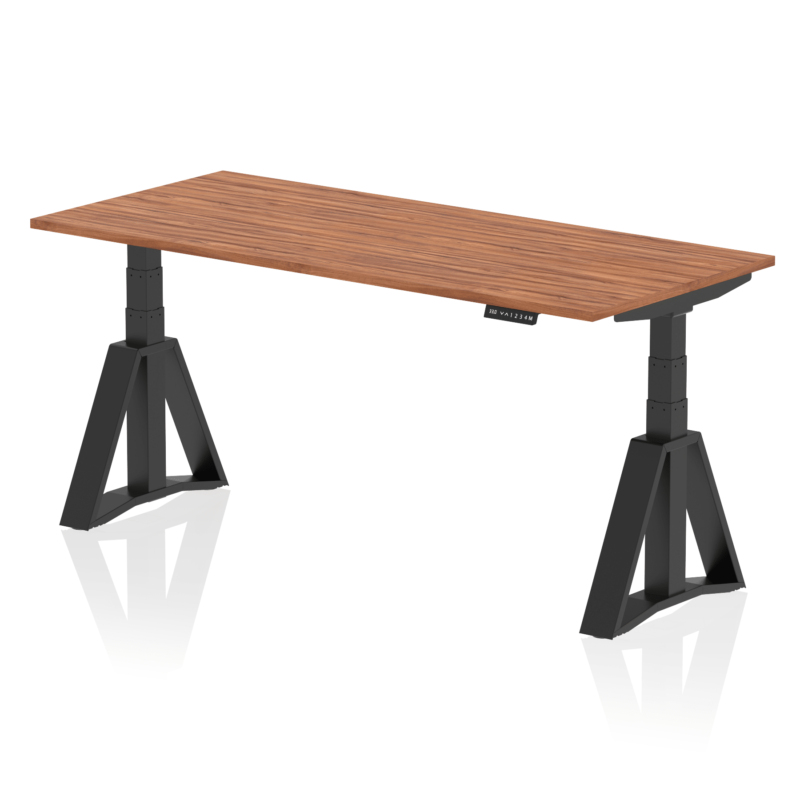 Air Height Adjustable Desk without Cable Ports With Piste Foot - Image 56