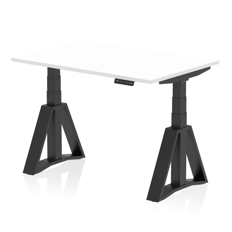 Air Height Adjustable Desk without Cable Ports With Piste Foot - Image 57