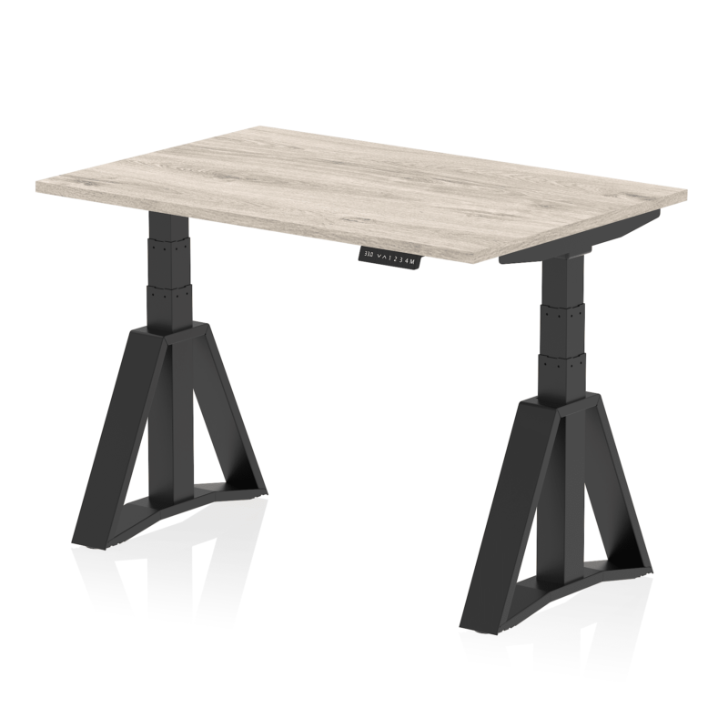 Air Height Adjustable Desk without Cable Ports With Piste Foot - Image 69