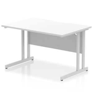 Impulse Scalloped Edge 1200mm Straight Desk Cantilever Leg - Image 18